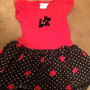 Newberry scottie dog Christmas dress